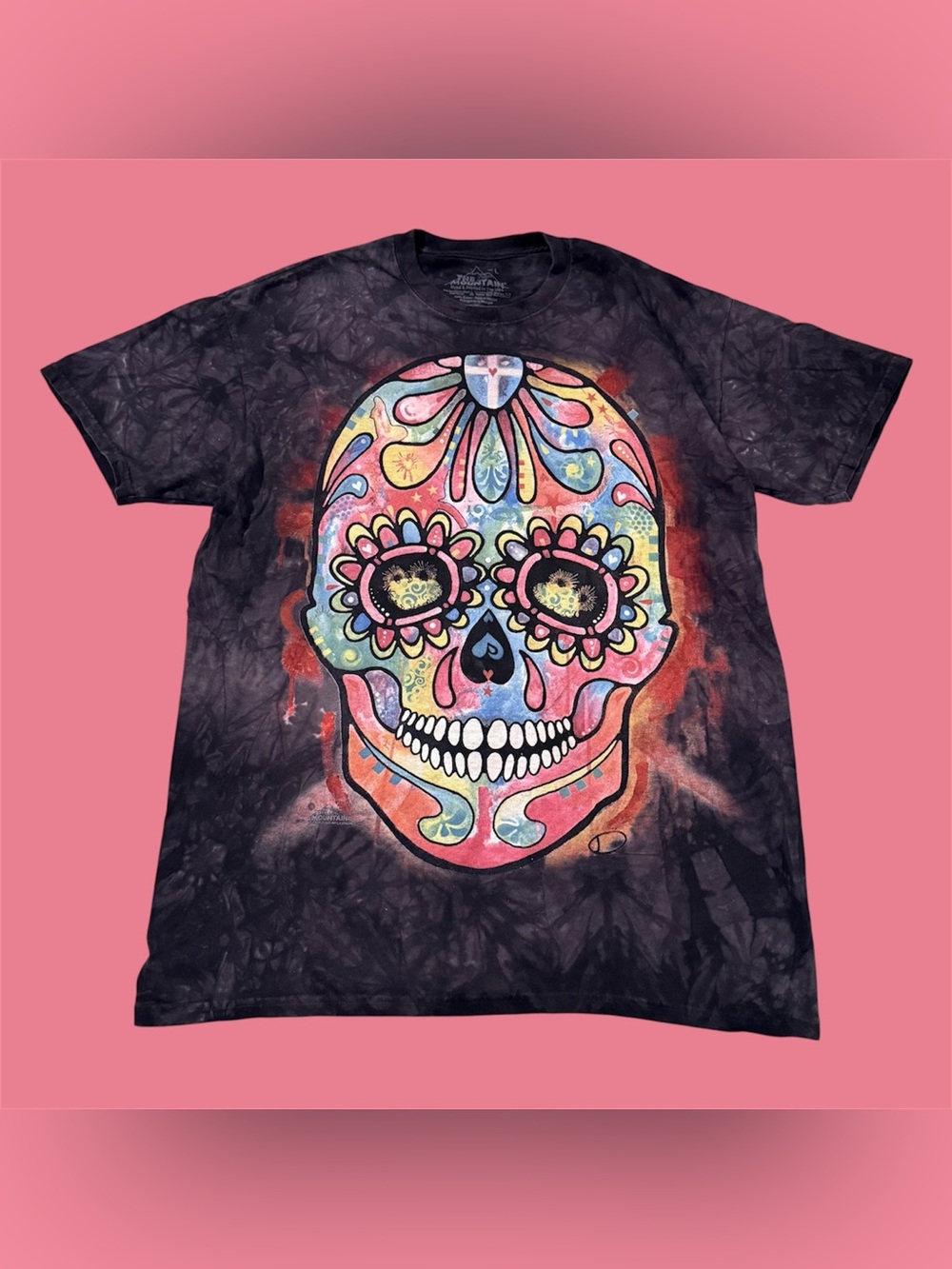 The Mountain x Dean Russo 2014 Sugar Skull Tie Dye Tee